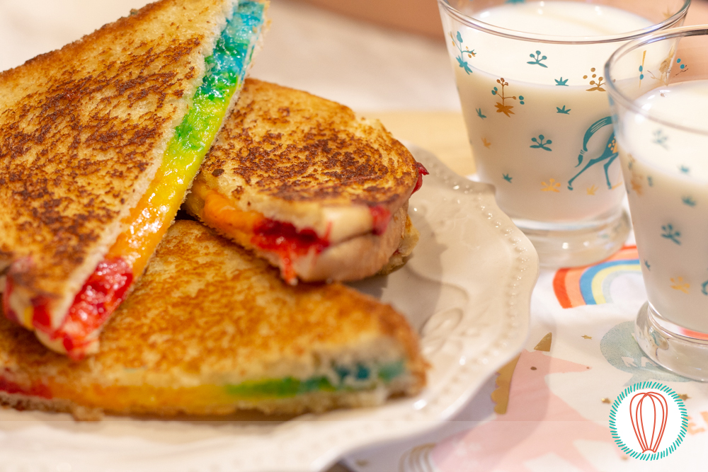 Rainbow Grilled Cheese Recipe