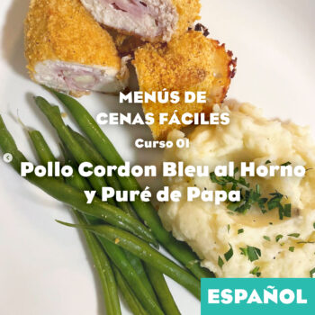 Cenas Fáciles, Clase 01: Pollo Cordon Bleu (ESPAÑOL)