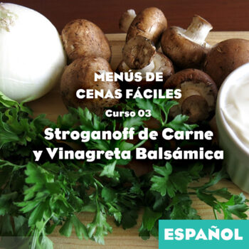 Cenas Fáciles, Clase 03: Stroganoff de Carne (ESPAÑOL)